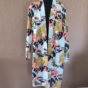 Camelya Floral Open Cardigan